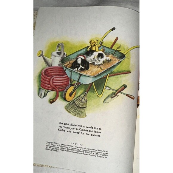 Little Golden Book : We Help Daddy Mini Stein HC 1962 305-51 - Picture 3 of 11